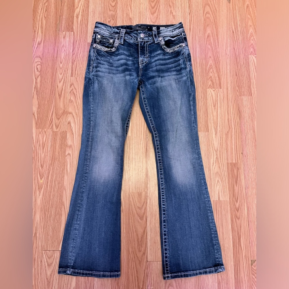 Boot cut Miss Me jeans Size 28